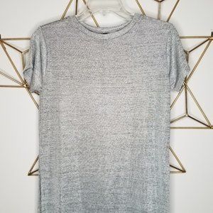 H&M Gray Tunic Blouse with Slits